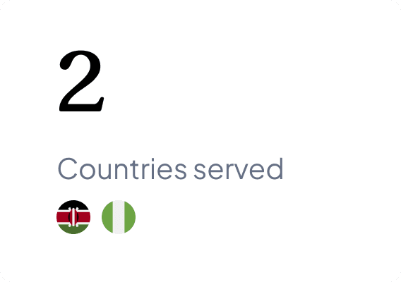 2 - Countries served